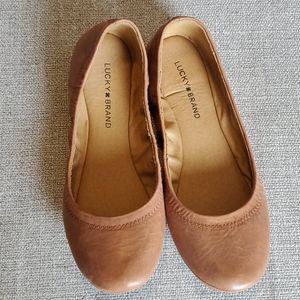 Lucky Brand ballet flats, never worn, sorry no box